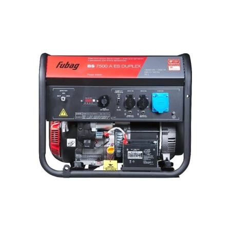 Генератор бензиновый FUBAG BS 7500 A ES Duplex (641087), 641087 Генератор бензиновый FUBAG BS 7500 A ES Duplex (641087)