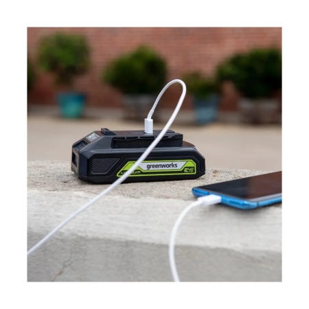 Аккумулятор GREENWORKS 24В, 2А/ч G24USB2 (2939207), 2939207 Аккумулятор GREENWORKS 24В, 2А/ч G24USB2 (2939207)