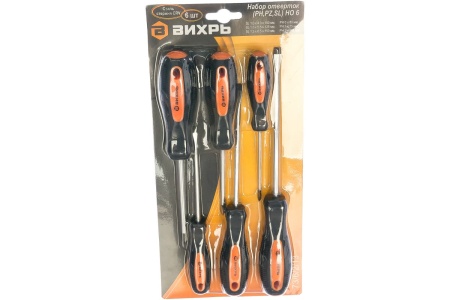 Набор отверток ВИХРЬ НО 6, 73/6/2/13 Набор отверток ВИХРЬ НО 6