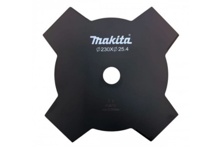 Диск для триммера Makita 230x25,4мм 4 зуба (195150-5), 195150-5 Диск для триммера Makita 230x25,4мм 4 зуба (195150-5)