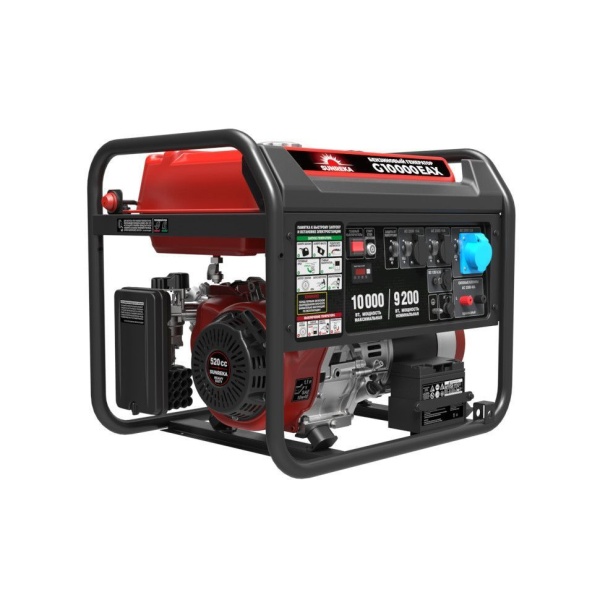 Генератор бензиновый SUNREKA G10000EAX (10 кВт, 1-Ф, электростартер) 211022, 211022 Генератор бензиновый SUNREKA G10000EAX (10 кВт, 1-Ф, электростартер) 211022