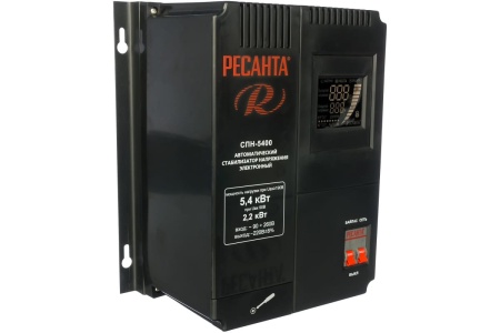 Стабилизатор Ресанта СПН-5400 (63/6/26), 63/6/26 Стабилизатор Ресанта СПН-5400 (63/6/26)