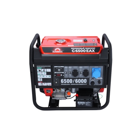Генератор бензиновый SUNREKA G6500EAX (6,5кВт, 1-Ф, электростартер) 211006, 211006 Генератор бензиновый SUNREKA G6500EAX (6,5кВт, 1-Ф, электростартер) 211006