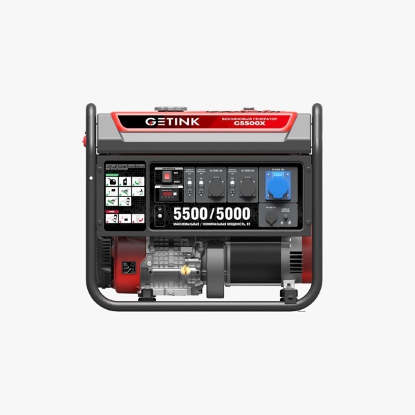 Генератор бензиновый GETINK G5500X, 11003 Генератор бензиновый GETINK G5500X