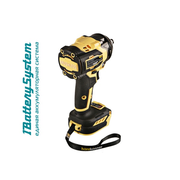    HANSKONNER HCD20600BL (1/2, 1BatterySystem18V, .,    )