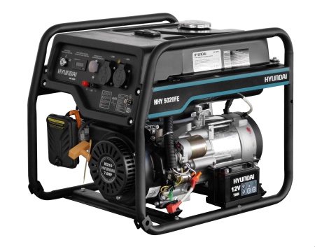 Бензиновый генератор HYUNDAI HHY 5020FE, HHY 5020FE Бензиновый генератор HYUNDAI HHY 5020FE