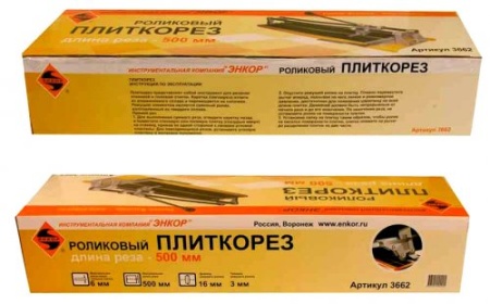 Плиткорез ручной ЭНКОР 500мм 3662, 3662 Плиткорез ручной ЭНКОР 500мм 3662
