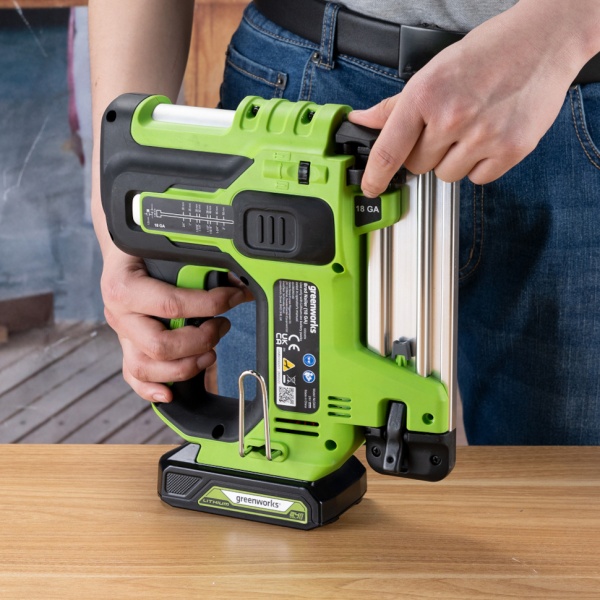   Greenworks GD24BN 3400707CU (/, 100/,  18GA, LED,  2, )