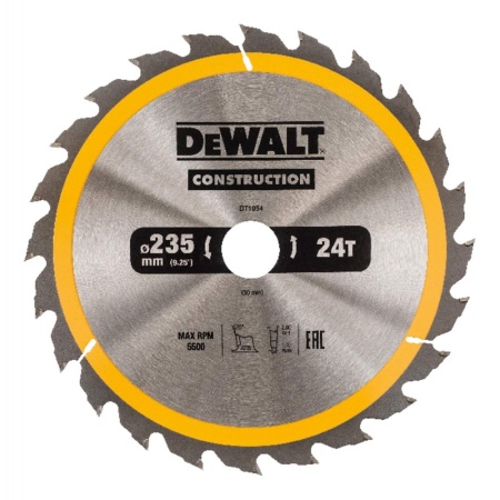     DEWALT CONSTRUCT 235x30x24T (DT1954-QZ)