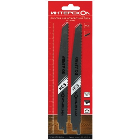Полотно для саб. пилы ИНТЕРСКОЛ 210х188х3,0мм по дереву (2шт/уп), 2210918800301 Полотно для саб. пилы ИНТЕРСКОЛ 210х188х3,0мм по дереву (2шт/уп)