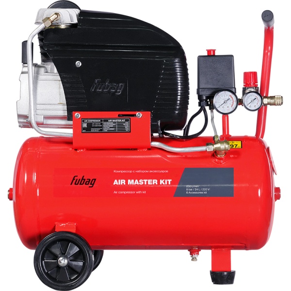 Компрессор FUBAG AIR MASTER KIT + 6 предметов, 45681983/29 838 394 Компрессор FUBAG AIR MASTER KIT + 6 предметов