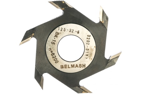 Фреза пазовая BELMASH 125х32/30х6 мм (RF0013A), RF0013A Фреза пазовая BELMASH 125х32/30х6 мм (RF0013A)