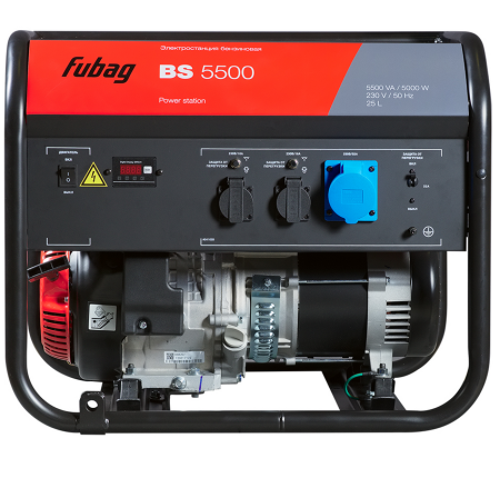 Генератор бензиновый FUBAG BS 5500 (8641489), 8641489 Генератор бензиновый FUBAG BS 5500 (8641489)