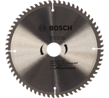 Диск пильный BOSCH 210х30х64T ECO MM, 2608641803 Диск пильный BOSCH 210х30х64T ECO MM