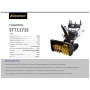 Снегоуборщик бензиновый CHAMPION STT1171E (гусеницы), STT1171E Снегоуборщик бензиновый CHAMPION STT1171E (гусеницы)