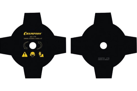 Диск для триммера CHAMPION 255/4T/25,4 (тип А), C5111 Диск для триммера CHAMPION 255/4T/25,4 (тип А)