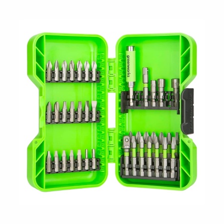 ����� ���, �������� ������� 40 ���������, HEX 1/4, ���� GREENWORKS (2944207)