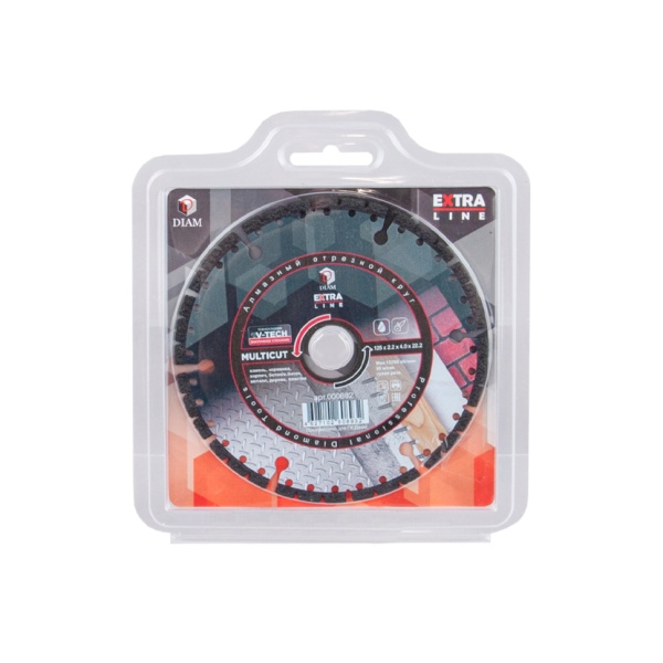 ���� �������� 125x2.2x4x22.2 (���������) MultiCut ������ Diam (000692)