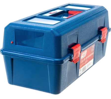 Ящик для инструментов TAYG №23 (356х184х163мм) синий, футляр (123009), 123009 Ящик для инструментов TAYG №23 (356х184х163мм) синий, футляр (123009)
