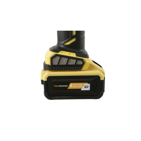 УШМ аккумуляторная HANSKONNER HAG18125BL (UniBattery, 2xАКБ 4Ач  и ЗУ), HAG18125BL УШМ аккумуляторная HANSKONNER HAG18125BL (UniBattery, 2xАКБ 4Ач  и ЗУ)