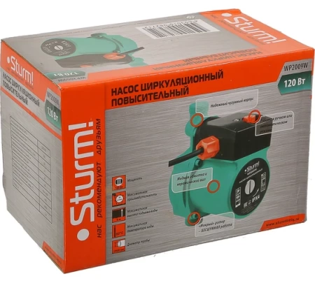 Насос циркуляционный STURM WP2009W, WP2009W Насос циркуляционный STURM WP2009W