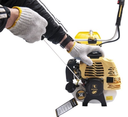 Триммер бензиновый HANSKONNER HBT133D, HBT133D Триммер бензиновый HANSKONNER HBT133D