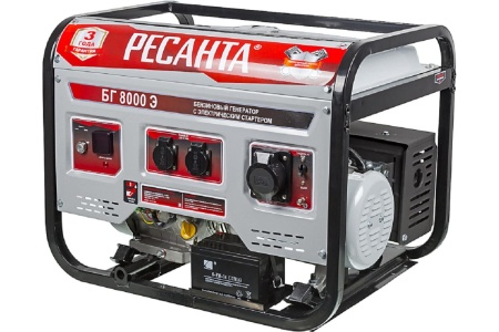 Электрогенератор БГ 8000 Э Ресанта, 64/1/48 Электрогенератор БГ 8000 Э Ресанта