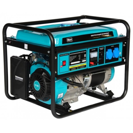 Генератор бензиновый WERT G 6500D, G 6500D Генератор бензиновый WERT G 6500D