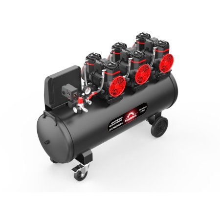 Компрессор SUNREKA GFC750/100DS 216119 (4400Вт, 750л/мин, 100л, 8бар, безмасляный), 216119 Компрессор SUNREKA GFC750/100DS 216119 (4400Вт, 750л/мин, 100л, 8бар, безмасляный)