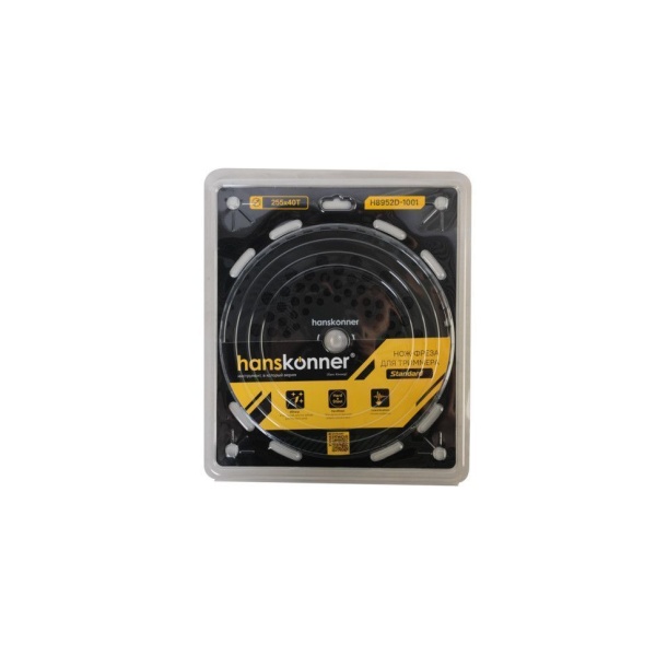 Диск для триммера 255хТ40х25,4мм Standard HANSKONNER H8952D-1001, H8952D-1001 Диск для триммера 255хТ40х25,4мм Standard HANSKONNER H8952D-1001
