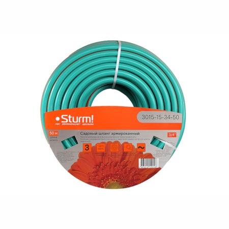 ����� ���������� 3/4", 50 �, 3 ����, ������������ Sturm (3015-15-34-50)