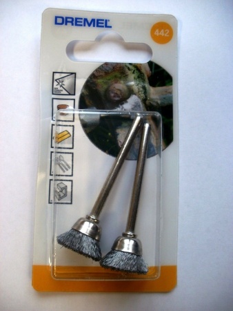 Насадка-щетка сталь Dremel 442 13мм (2шт) 26150442JA, 26150442JA Насадка-щетка сталь Dremel 442 13мм (2шт) 26150442JA