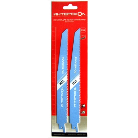 Полотно для саб. пилы ИНТЕРСКОЛ 152х130х1,4мм по металлу (2шт/уп), 2211913000141 Полотно для саб. пилы ИНТЕРСКОЛ 152х130х1,4мм по металлу (2шт/уп)