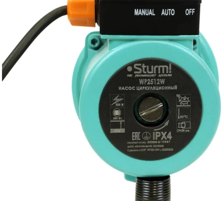 Насос циркуляционный STURM WP2512W, WP2512W Насос циркуляционный STURM WP2512W
