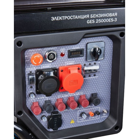 Генератор бензиновый Elitech HD GES 25000ЕS-3, GES 25000ЕS-3 Генератор бензиновый Elitech HD GES 25000ЕS-3