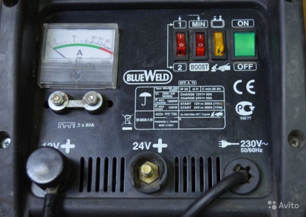 Пуско-зарядное устройство BLUEWELD MAJOR 420 , 829624 Пуско-зарядное устройство BLUEWELD MAJOR 420