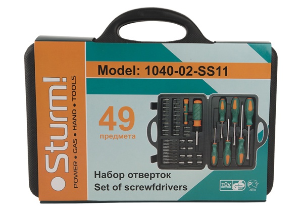 Набор отверток STURM 1040-02-SS11, 1040-02-SS11 Набор отверток STURM 1040-02-SS11