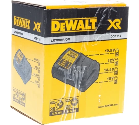 Устройство зарядное DEWALT 18.0 В, 2.0А/ч, Li-ion DCB115-QW, DCB115-QW Устройство зарядное DEWALT 18.0 В, 2.0А/ч, Li-ion DCB115-QW