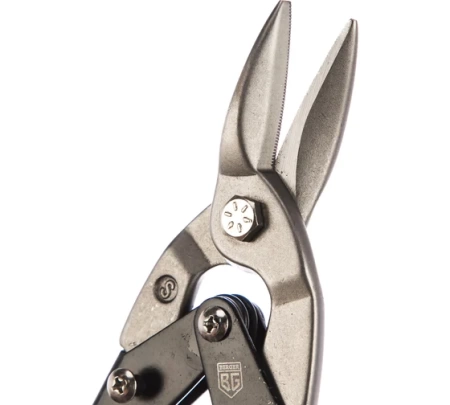 Ножницы по металлу ручные, усиленные, рычажные (прямой рез) 250 мм BERGER BG1233, BG1233 Ножницы по металлу ручные, усиленные, рычажные (прямой рез) 250 мм BERGER BG1233