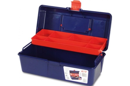 Ящик для инструментов TAYG №21 (310х160х130мм) синий, 121005 Ящик для инструментов TAYG №21 (310х160х130мм) синий