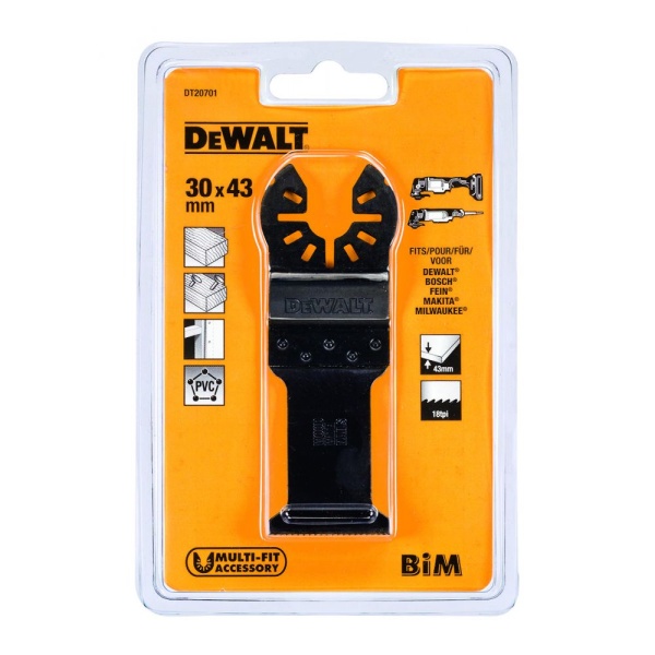 Погружное пильное полотно по дереву DEWALT DT20701-QZ (BiM, 43 x 30 мм), DT20701-QZ Погружное пильное полотно по дереву DEWALT DT20701-QZ (BiM, 43 x 30 мм)