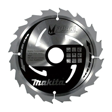 Диск пильный по дереву Makita 165х20х16T, B-31201 Диск пильный по дереву Makita 165х20х16T