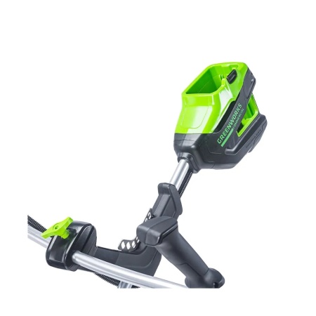 Триммер аккумуляторный GREENWORKS TB201H (82V, 46см, бесщеточный, велоручка, без АКБ/ЗУ) 2112407, 2112407 Триммер аккумуляторный GREENWORKS TB201H (82V, 46см, бесщеточный, велоручка, без АКБ/ЗУ) 2112407