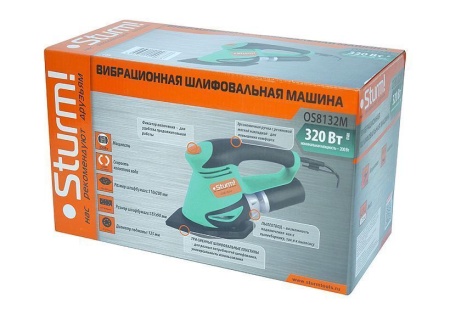 Шлифмашина вибрационная 3 в 1 STURM OS8132M, OS8132M Шлифмашина вибрационная 3 в 1 STURM OS8132M