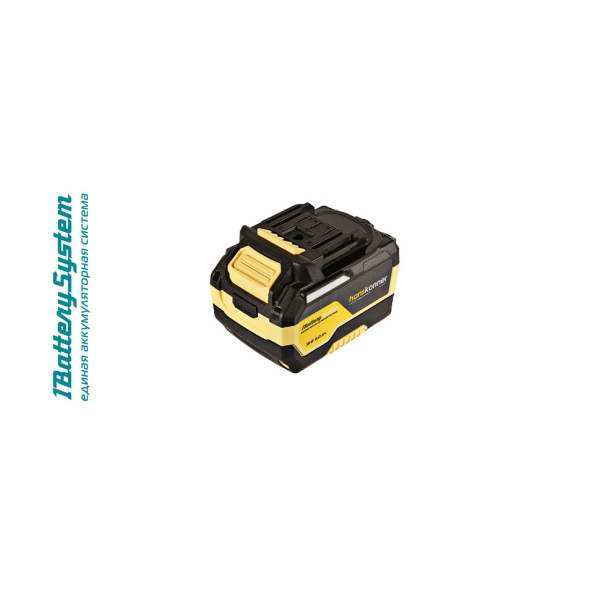 Аккумулятор HANSKONNER 18В, 6А/ч, 1BatterySystem18V (HBP2006), HBP2006 Аккумулятор HANSKONNER 18В, 6А/ч, 1BatterySystem18V (HBP2006)