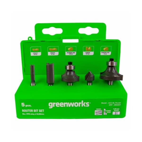 ����� ���� 6.35 �� (5 ��.) Greenworks (2953207) (��������� 1/4", ��� ��������� �������� �� ������)