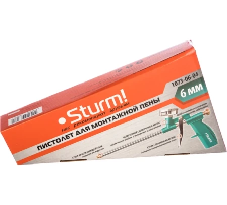 Пистолет для пены STURM 1073-06-04, 1073-06-04 Пистолет для пены STURM 1073-06-04