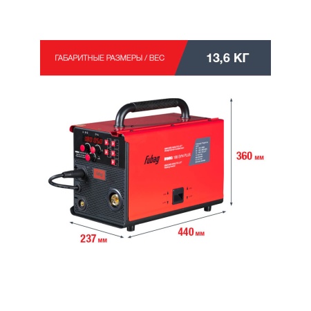    FUBAG IRMIG 188 SYN PLUS (41380) +  FB 250 3m (41380.1)