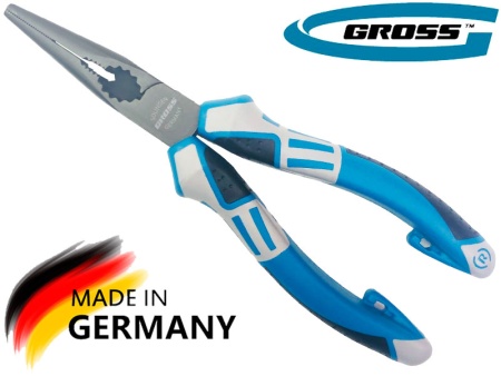 Длинногубцы прямые 170мм GROSS 17170, 17170 Длинногубцы прямые 170мм GROSS 17170