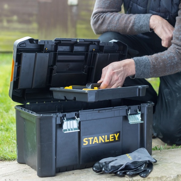 Ящик для инструментов STANLEY (48,5х25х24см) пласттик Essential TB STST1-75521, STST1-75521 Ящик для инструментов STANLEY (48,5х25х24см) пласттик Essential TB STST1-75521
